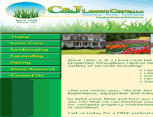 Tablet Screenshot of cjlawncarellc.com